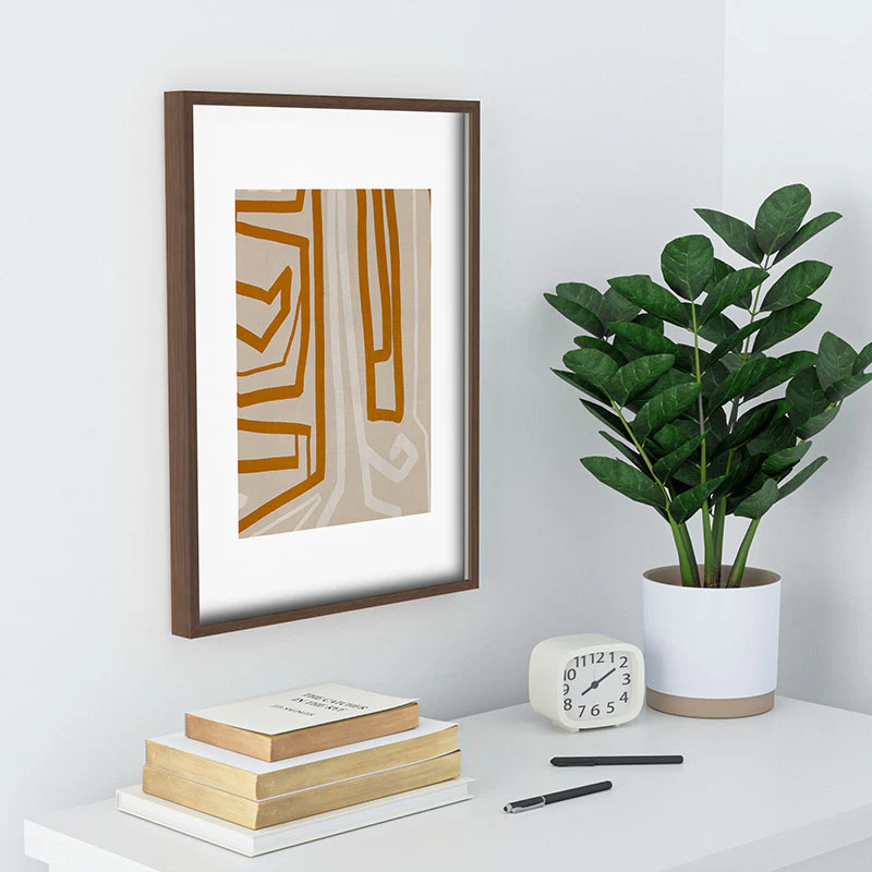 Viviana Gonzalez Modern LineArt 01 Recessed Framing Rectangle - Image 24