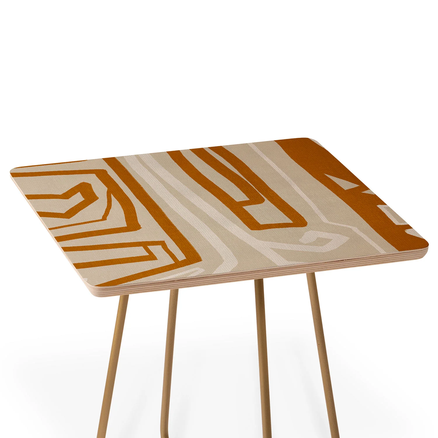 Viviana Gonzalez Modern LineArt 01 Side Table - Image 3