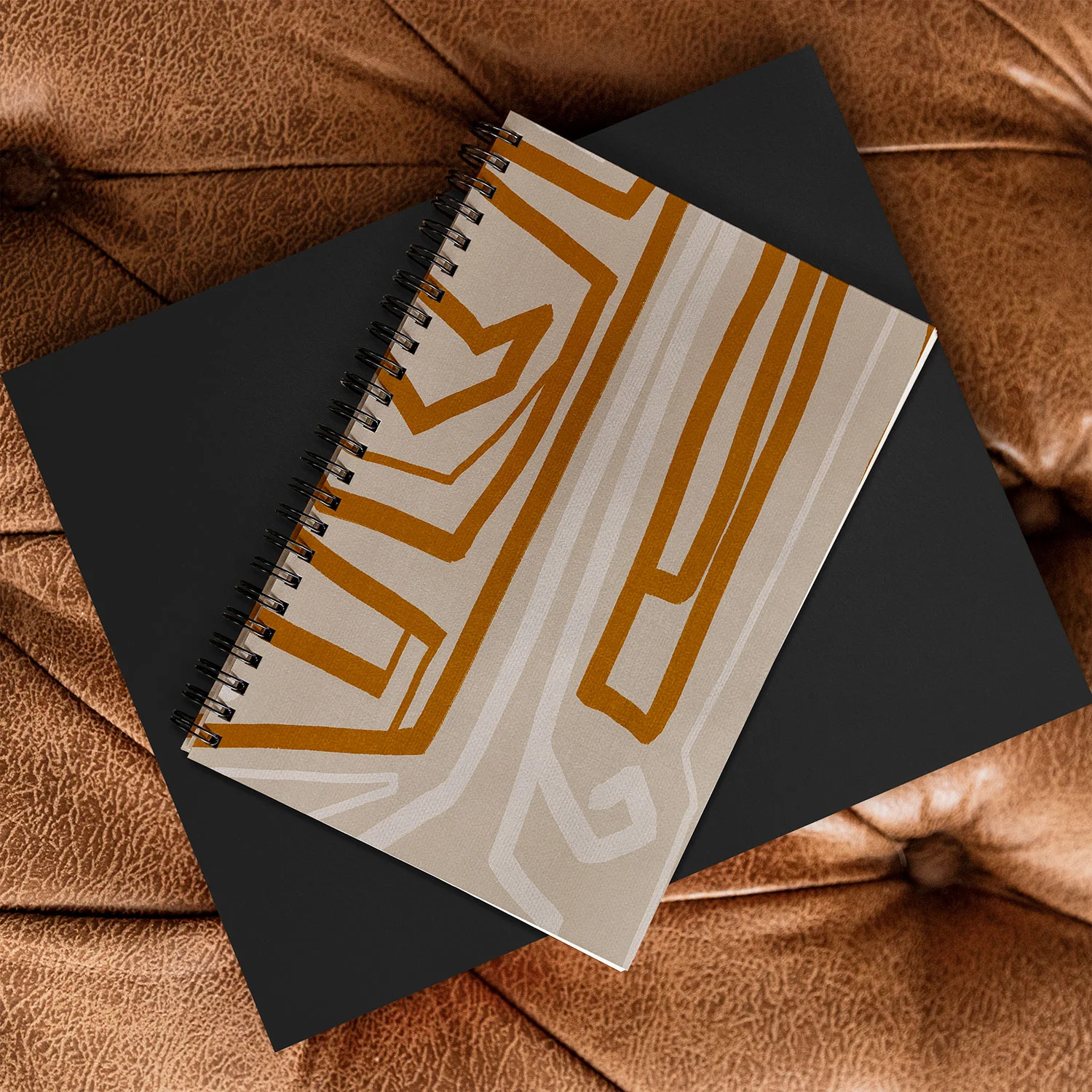 Viviana Gonzalez Modern LineArt 01 Spiral Notebook - Image 4