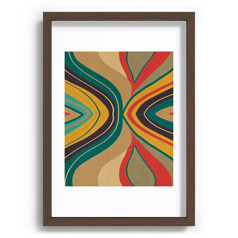 Viviana Gonzalez Psychedelic colorful love Recessed Framing Rectangle - Image 15