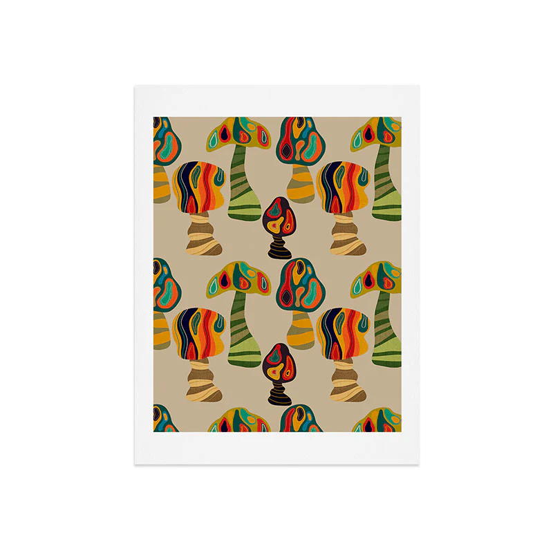 Viviana Gonzalez Psychedelic trees Art Print - Image 22
