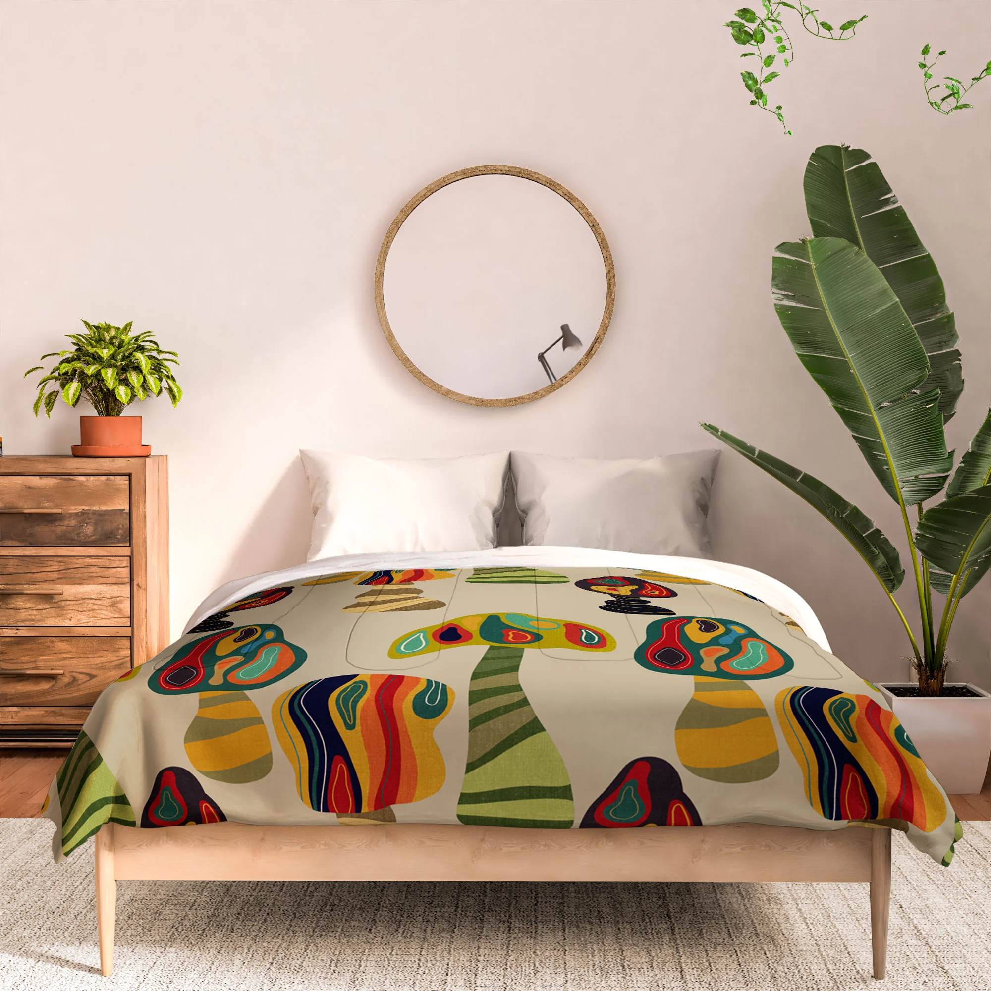 Viviana Gonzalez Psychedelic trees Comforter - Image 3