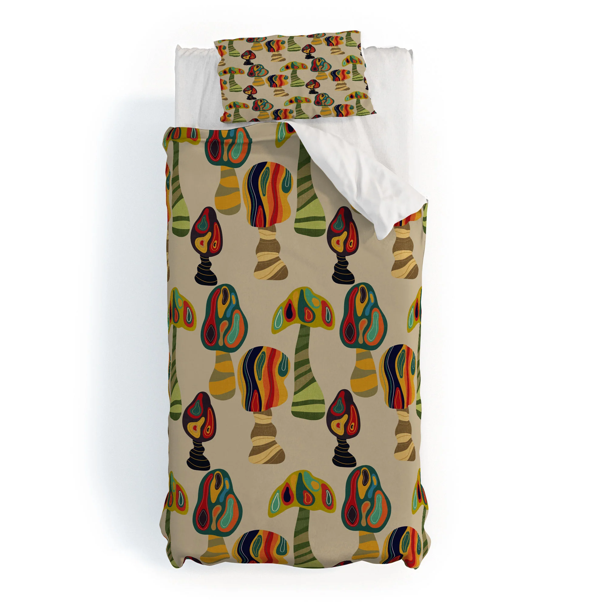 Viviana Gonzalez Psychedelic trees Duvet Cover - Image 49