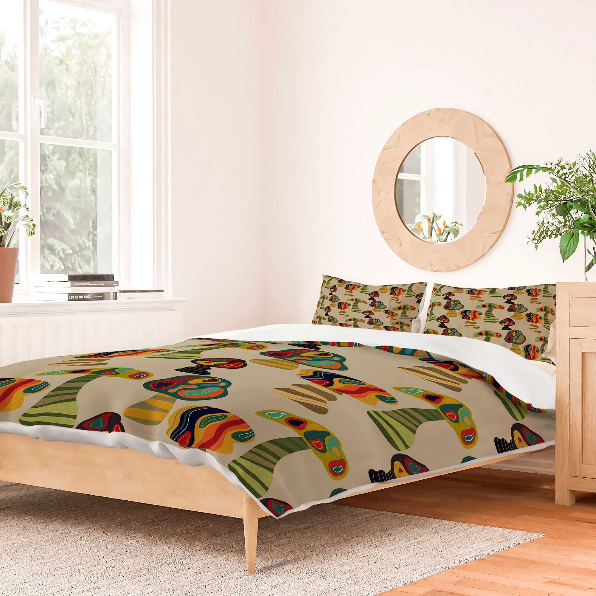 Viviana Gonzalez Psychedelic trees Duvet Cover - Image 58