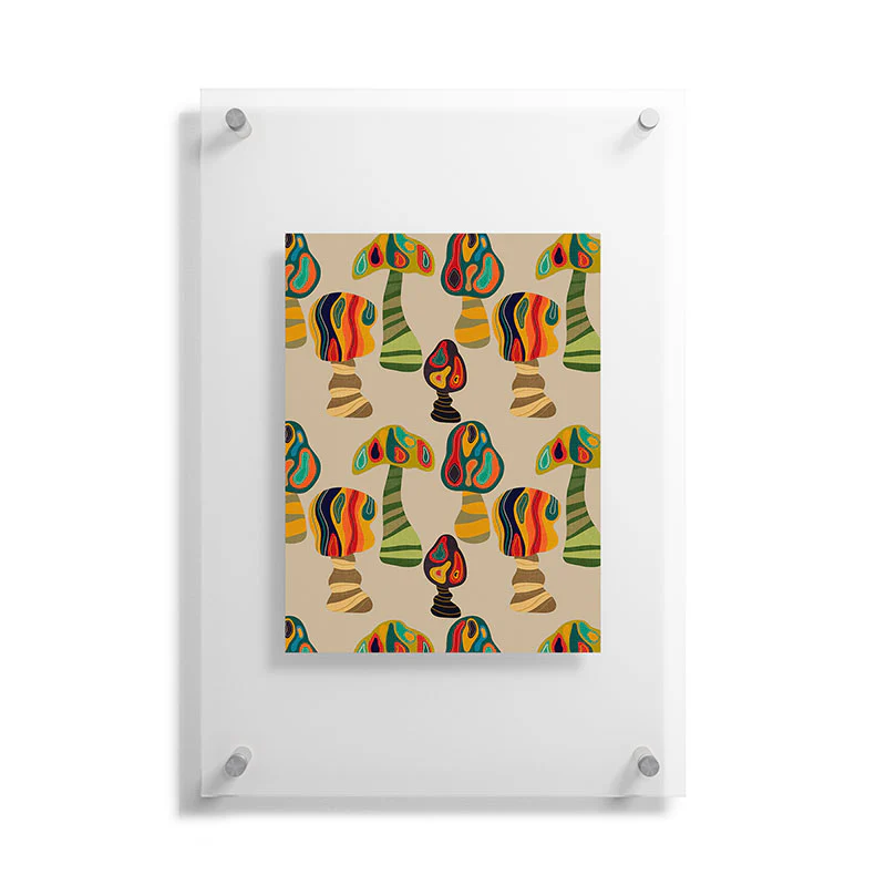 Viviana Gonzalez Psychedelic trees Floating Acrylic Print - Image 15