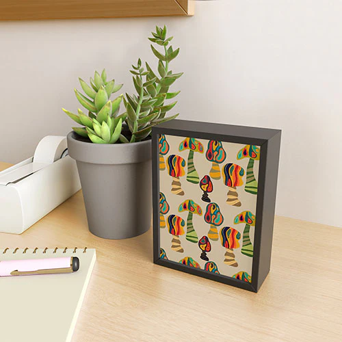 Viviana Gonzalez Psychedelic trees Framed Mini Art Print - Image 6
