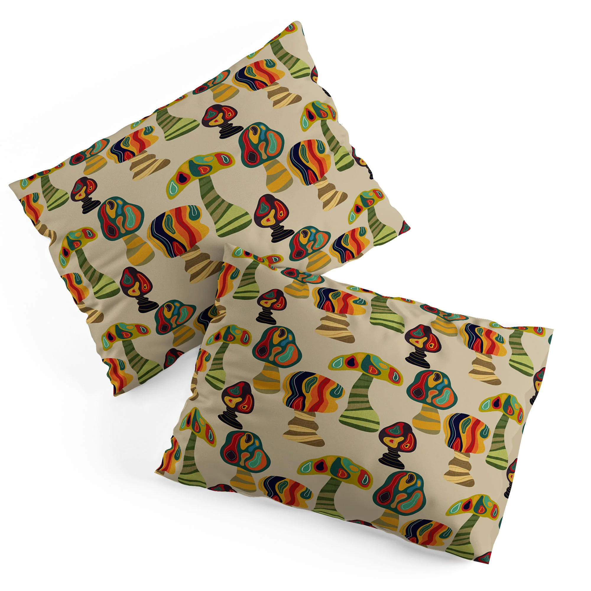 Viviana Gonzalez Psychedelic trees Pillow Shams