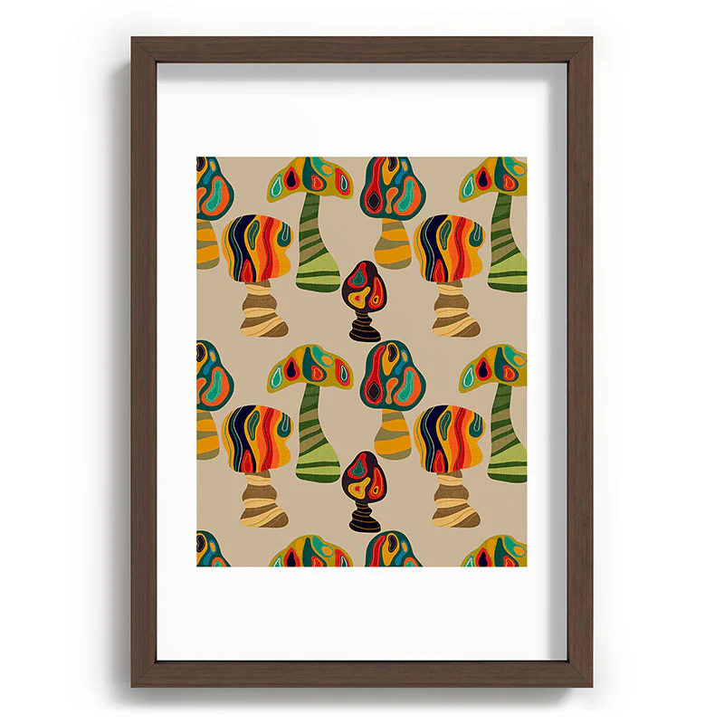 Viviana Gonzalez Psychedelic trees Recessed Framing Rectangle - Image 15