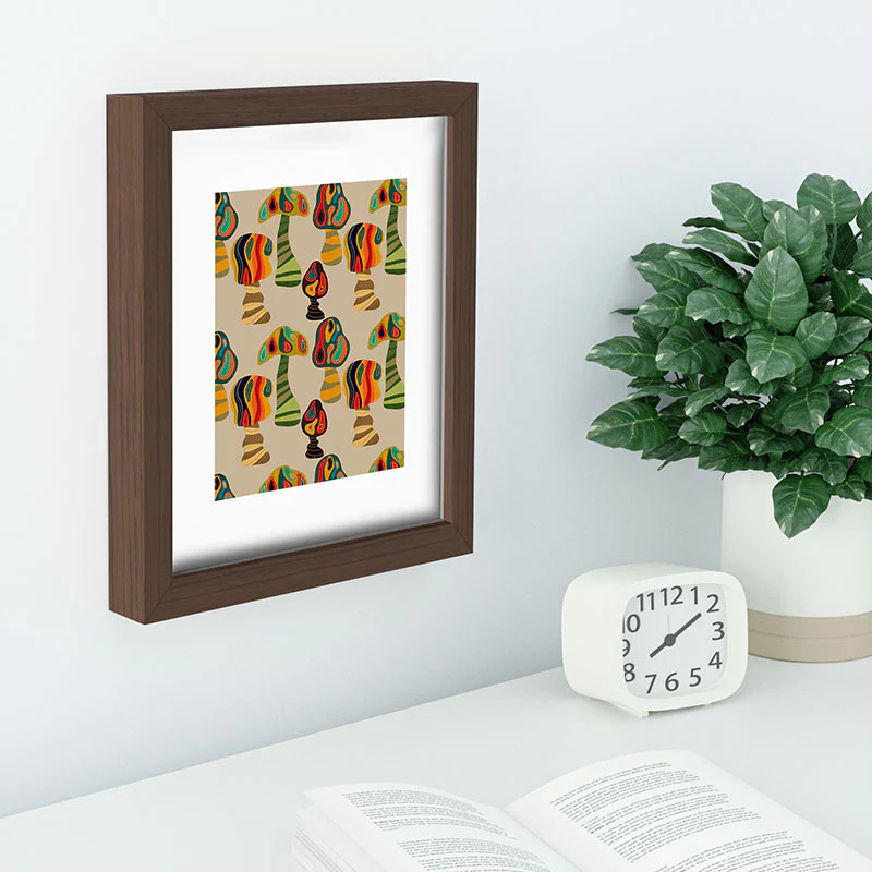 Viviana Gonzalez Psychedelic trees Recessed Framing Rectangle - Image 8