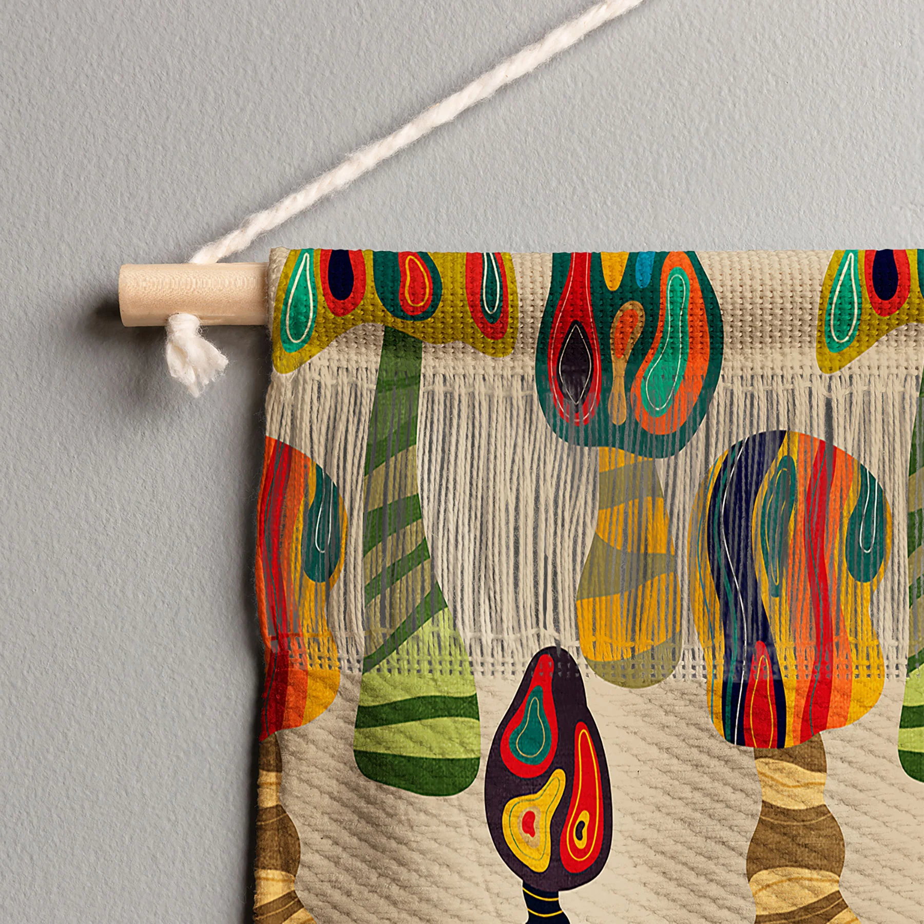 Viviana Gonzalez Psychedelic trees Wall Hanging Landscape - Image 5