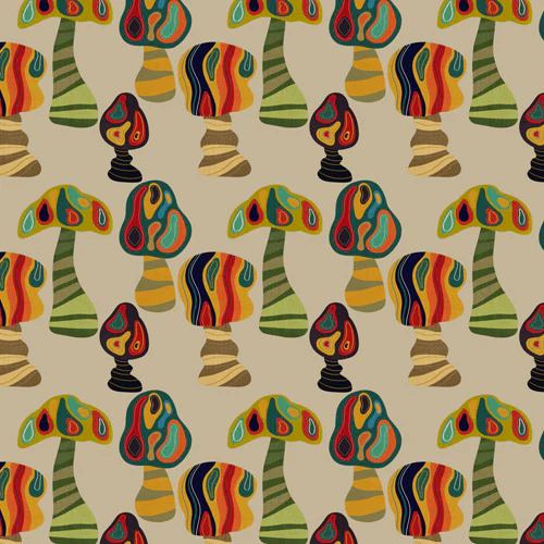 Viviana Gonzalez Psychedelic trees Wall Mural - Image 5